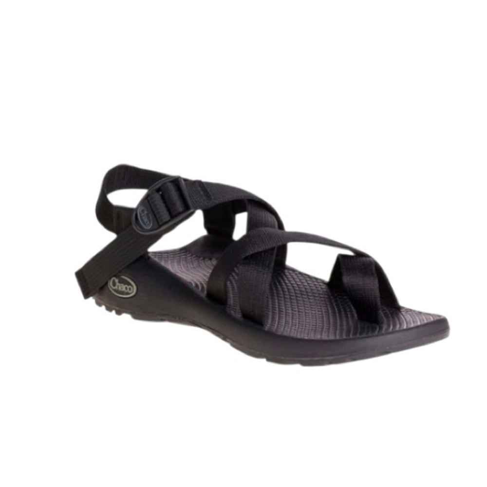 CHACO Z/2 Classic toe loop solid black sandals women’s size 7
